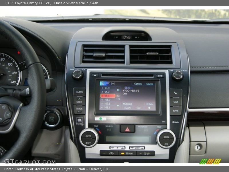 Classic Silver Metallic / Ash 2012 Toyota Camry XLE V6
