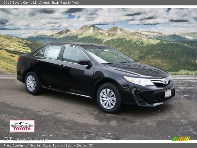 Attitude Black Metallic / Ash 2012 Toyota Camry LE
