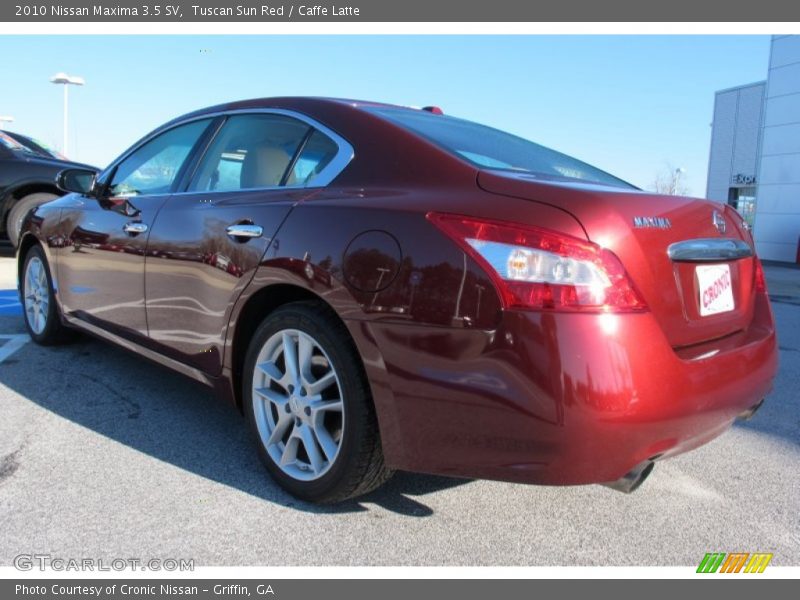 Tuscan Sun Red / Caffe Latte 2010 Nissan Maxima 3.5 SV