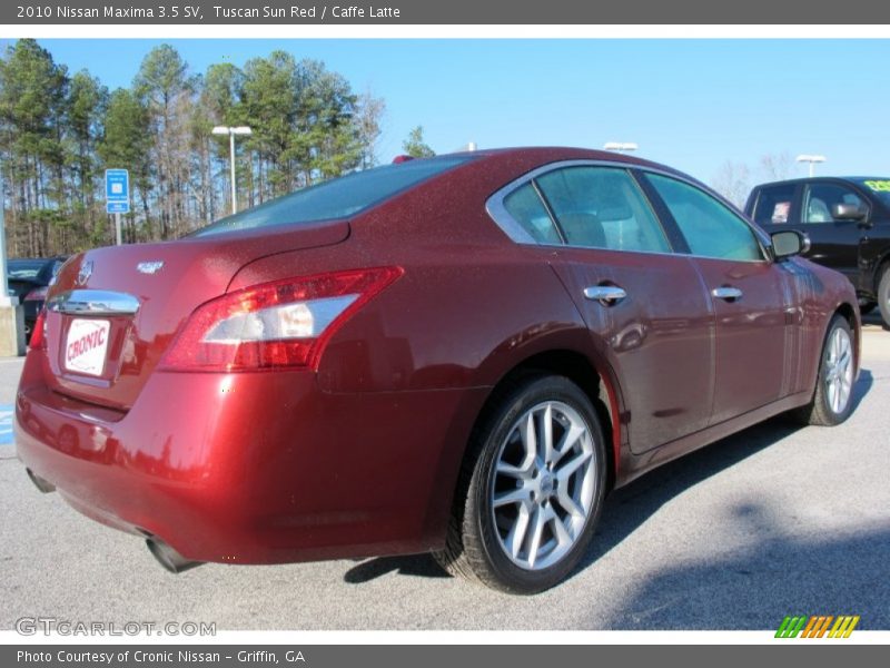Tuscan Sun Red / Caffe Latte 2010 Nissan Maxima 3.5 SV