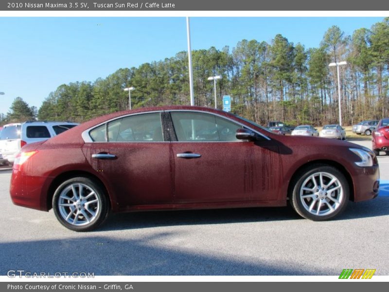 Tuscan Sun Red / Caffe Latte 2010 Nissan Maxima 3.5 SV