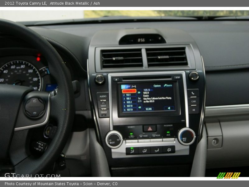 Attitude Black Metallic / Ash 2012 Toyota Camry LE