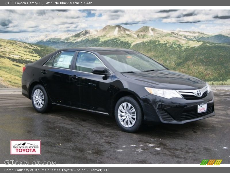 Attitude Black Metallic / Ash 2012 Toyota Camry LE