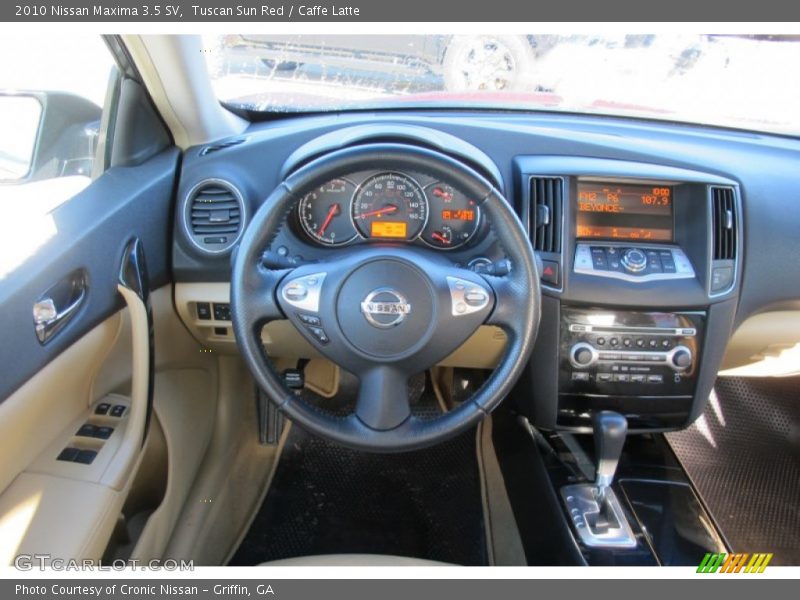 Tuscan Sun Red / Caffe Latte 2010 Nissan Maxima 3.5 SV