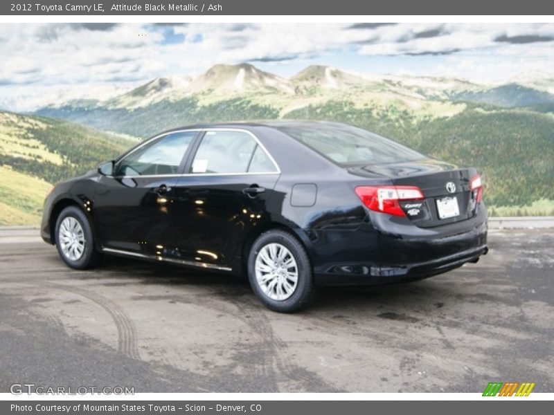 Attitude Black Metallic / Ash 2012 Toyota Camry LE