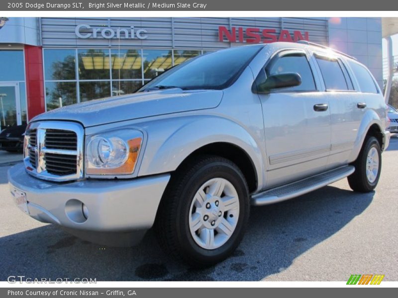 Bright Silver Metallic / Medium Slate Gray 2005 Dodge Durango SLT