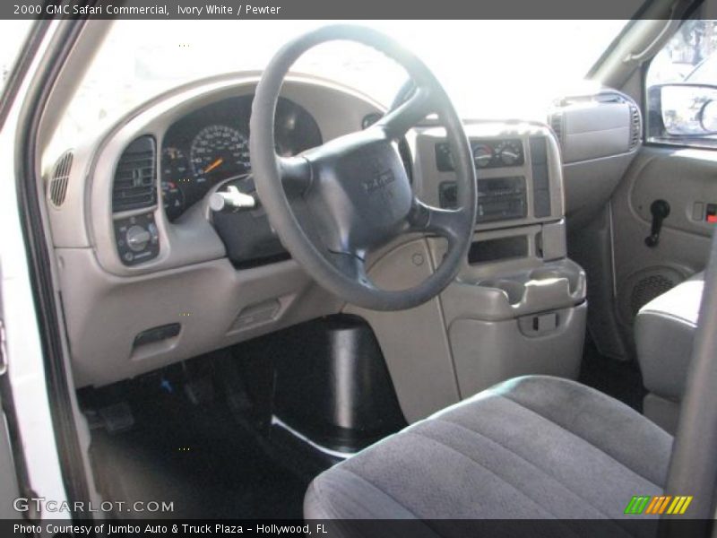 Ivory White / Pewter 2000 GMC Safari Commercial