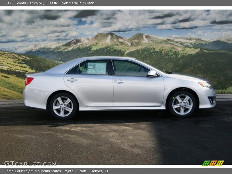 Classic Silver Metallic / Black 2012 Toyota Camry SE