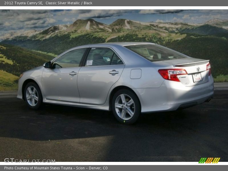 Classic Silver Metallic / Black 2012 Toyota Camry SE