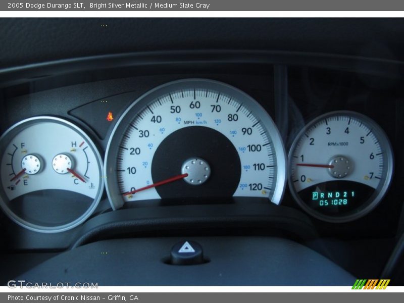 Bright Silver Metallic / Medium Slate Gray 2005 Dodge Durango SLT