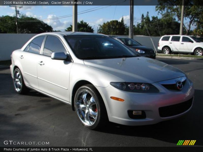 Glacier Silver Metallic / Gray 2006 Mazda MAZDA6 i Sedan