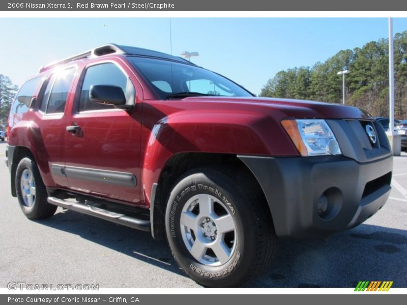 Red Brawn Pearl / Steel/Graphite 2006 Nissan Xterra S