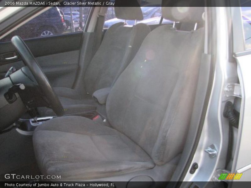 Glacier Silver Metallic / Gray 2006 Mazda MAZDA6 i Sedan