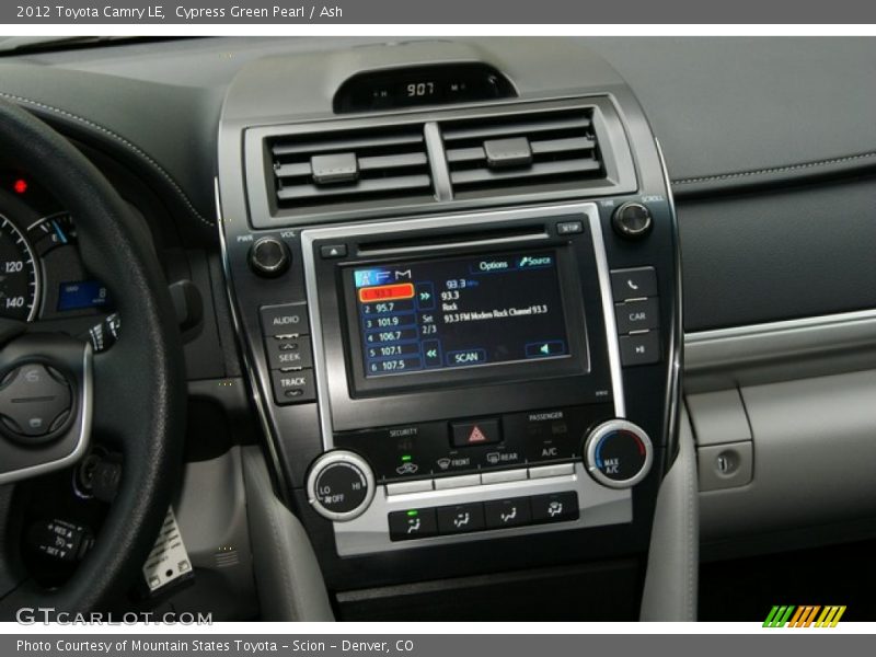 Cypress Green Pearl / Ash 2012 Toyota Camry LE