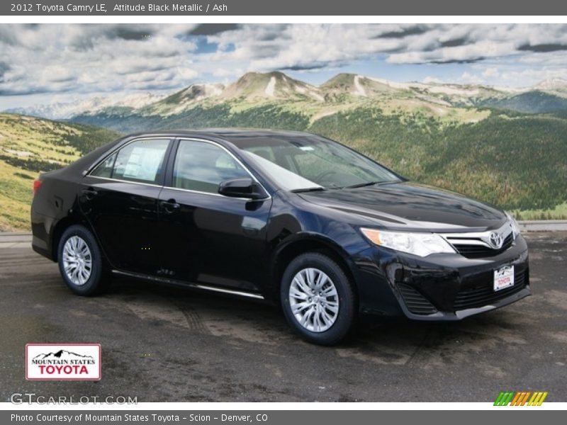 Attitude Black Metallic / Ash 2012 Toyota Camry LE