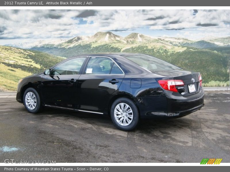Attitude Black Metallic / Ash 2012 Toyota Camry LE