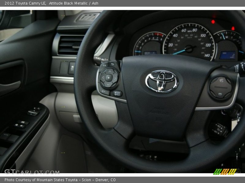 Attitude Black Metallic / Ash 2012 Toyota Camry LE