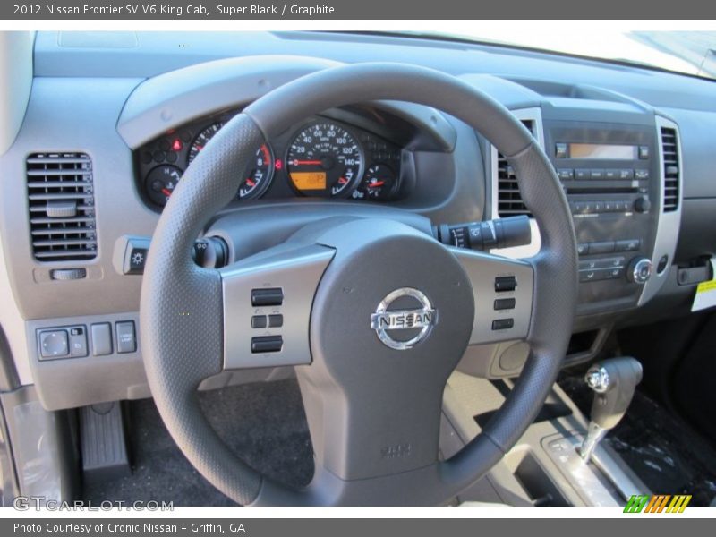 Super Black / Graphite 2012 Nissan Frontier SV V6 King Cab