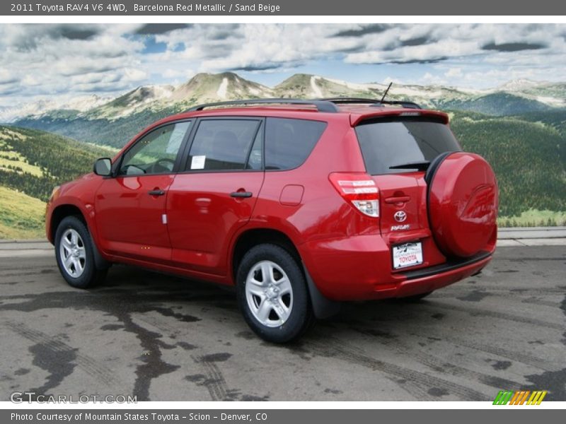 Barcelona Red Metallic / Sand Beige 2011 Toyota RAV4 V6 4WD