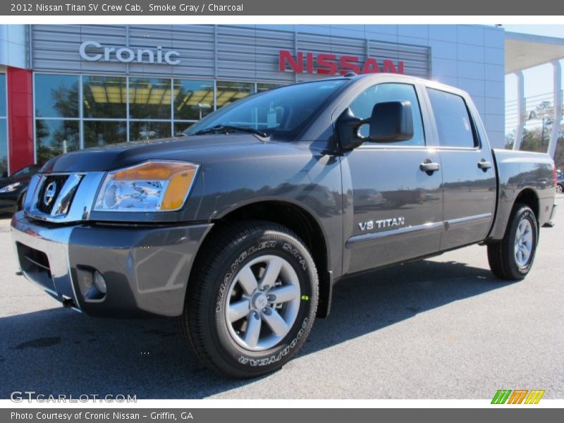 Smoke Gray / Charcoal 2012 Nissan Titan SV Crew Cab