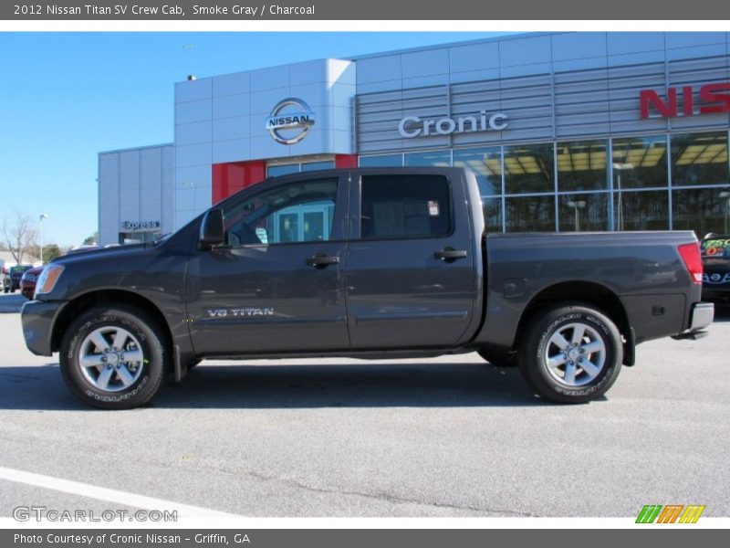 Smoke Gray / Charcoal 2012 Nissan Titan SV Crew Cab