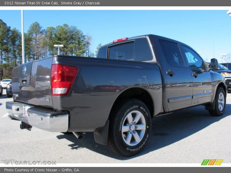 Smoke Gray / Charcoal 2012 Nissan Titan SV Crew Cab