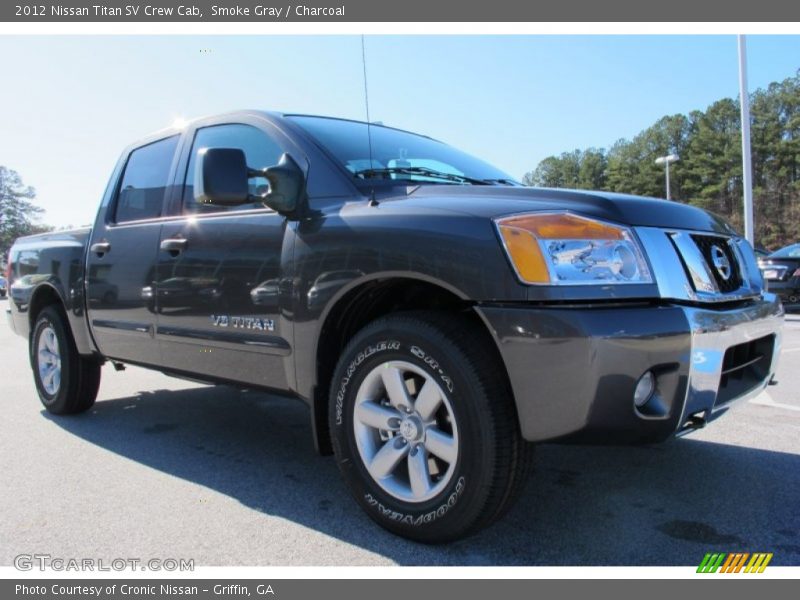 Smoke Gray / Charcoal 2012 Nissan Titan SV Crew Cab