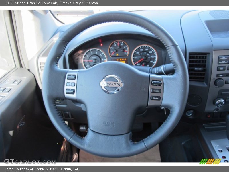 Smoke Gray / Charcoal 2012 Nissan Titan SV Crew Cab