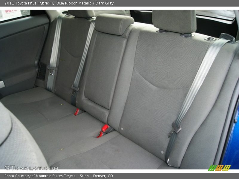Blue Ribbon Metallic / Dark Gray 2011 Toyota Prius Hybrid III