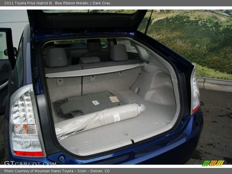 Blue Ribbon Metallic / Dark Gray 2011 Toyota Prius Hybrid III