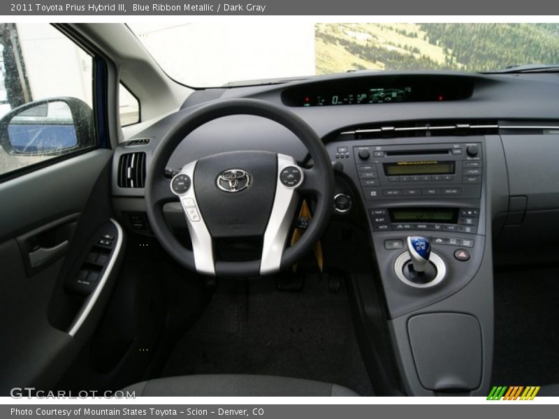 Blue Ribbon Metallic / Dark Gray 2011 Toyota Prius Hybrid III