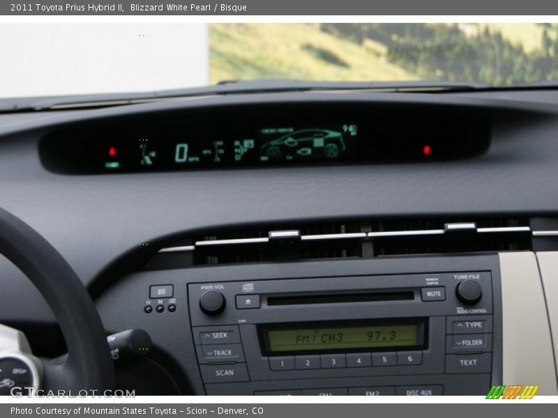 Blizzard White Pearl / Bisque 2011 Toyota Prius Hybrid II