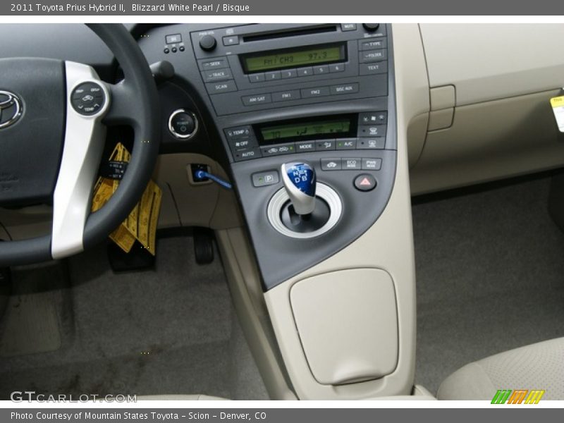 Blizzard White Pearl / Bisque 2011 Toyota Prius Hybrid II