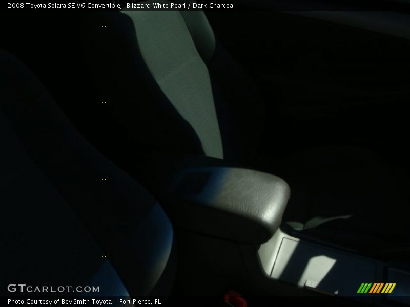 Blizzard White Pearl / Dark Charcoal 2008 Toyota Solara SE V6 Convertible