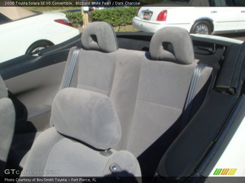 Blizzard White Pearl / Dark Charcoal 2008 Toyota Solara SE V6 Convertible