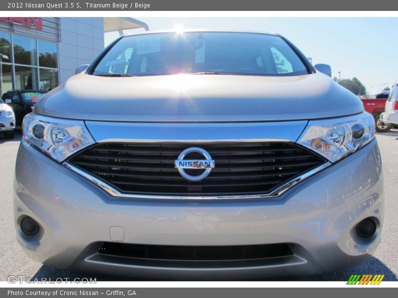 Titanium Beige / Beige 2012 Nissan Quest 3.5 S