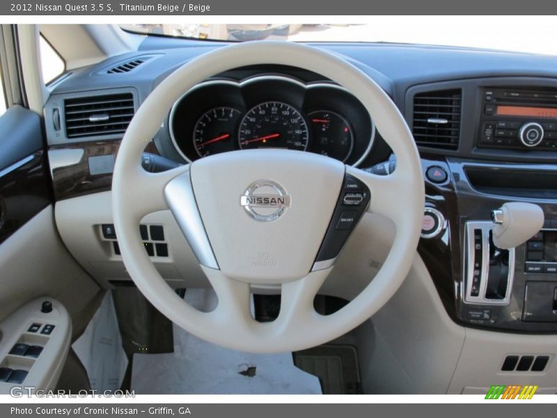  2012 Quest 3.5 S Steering Wheel
