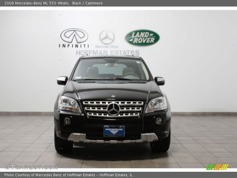 Black / Cashmere 2009 Mercedes-Benz ML 550 4Matic