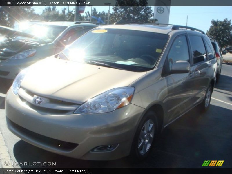 Desert Sand Mica / Fawn 2008 Toyota Sienna XLE