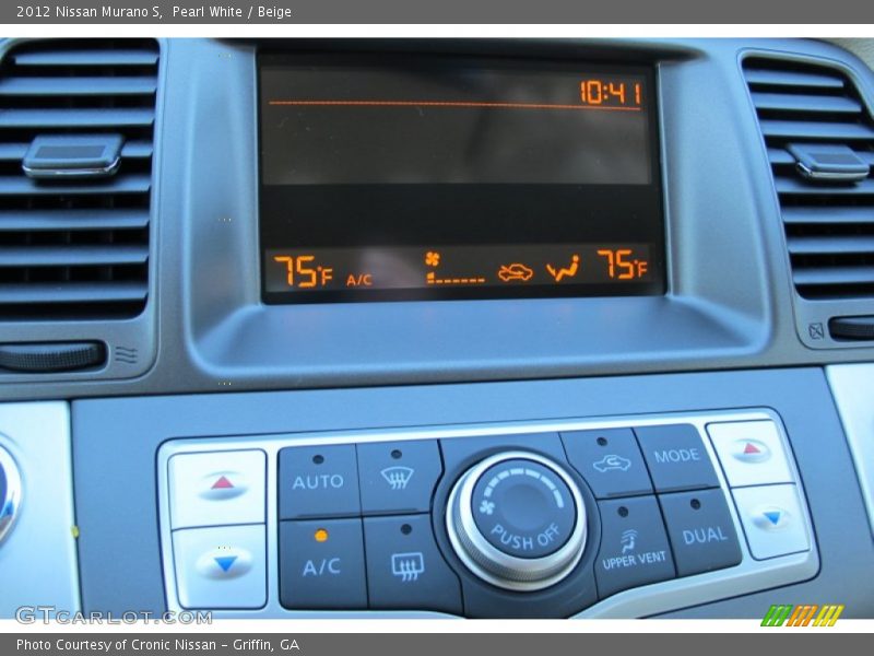 Pearl White / Beige 2012 Nissan Murano S