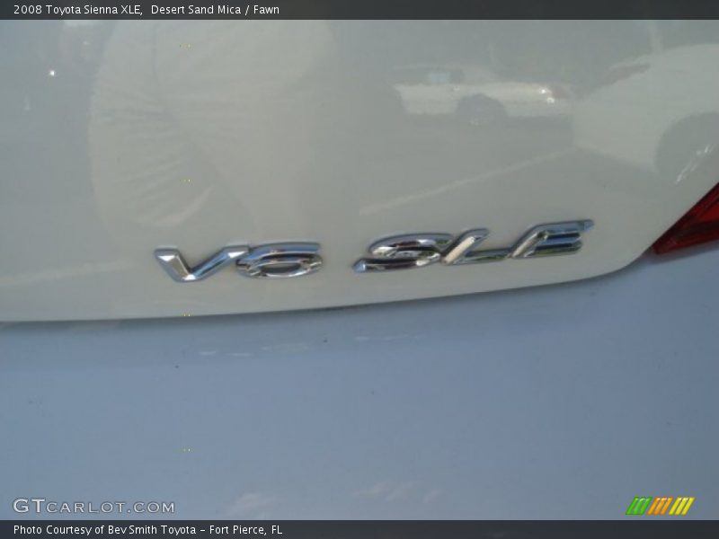 Desert Sand Mica / Fawn 2008 Toyota Sienna XLE