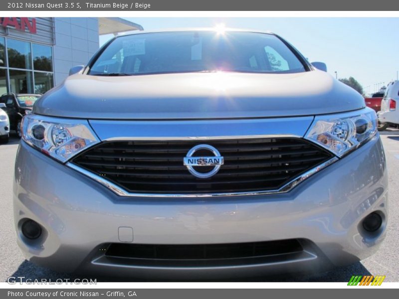 Titanium Beige / Beige 2012 Nissan Quest 3.5 S