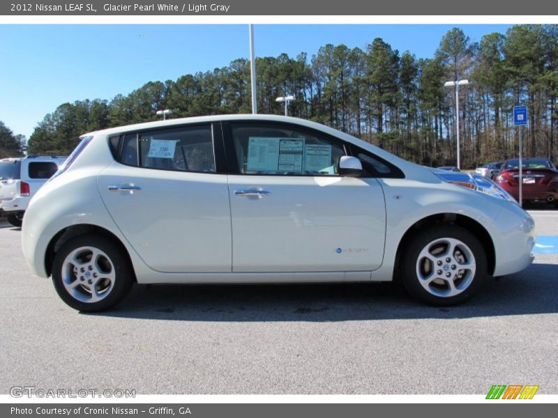  2012 LEAF SL Glacier Pearl White