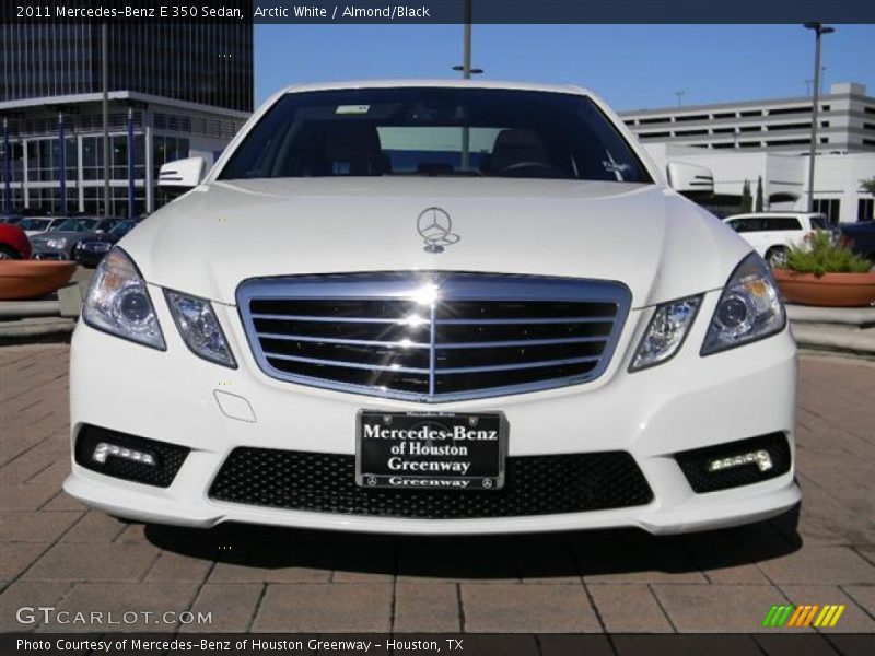 Arctic White / Almond/Black 2011 Mercedes-Benz E 350 Sedan