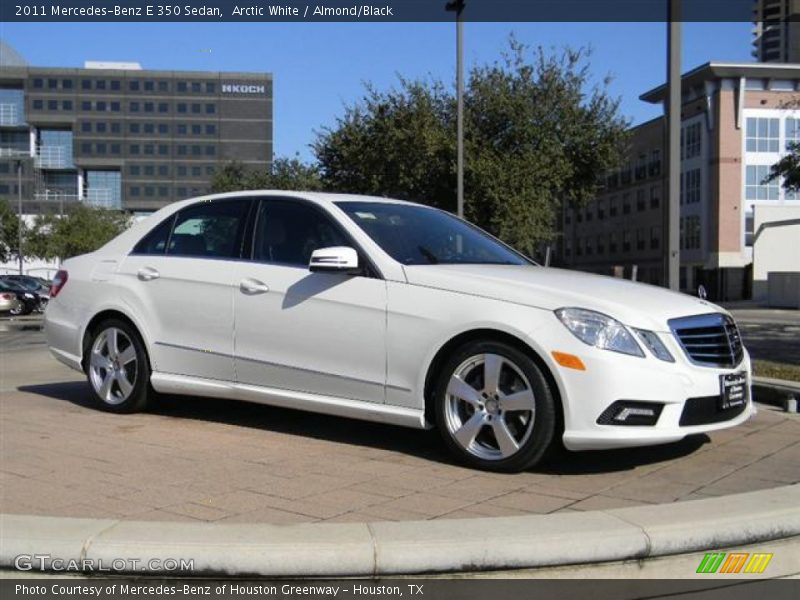 Arctic White / Almond/Black 2011 Mercedes-Benz E 350 Sedan