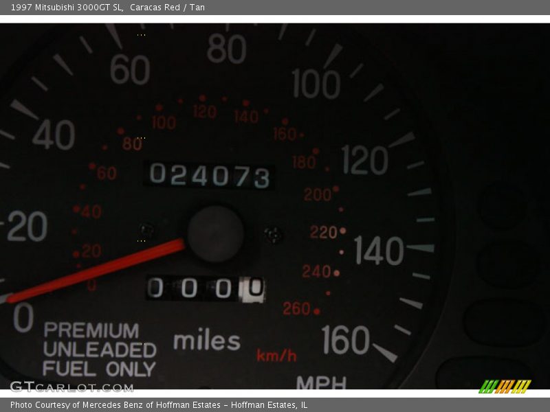 Caracas Red / Tan 1997 Mitsubishi 3000GT SL