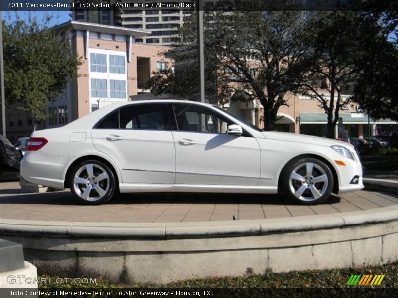 Arctic White / Almond/Black 2011 Mercedes-Benz E 350 Sedan