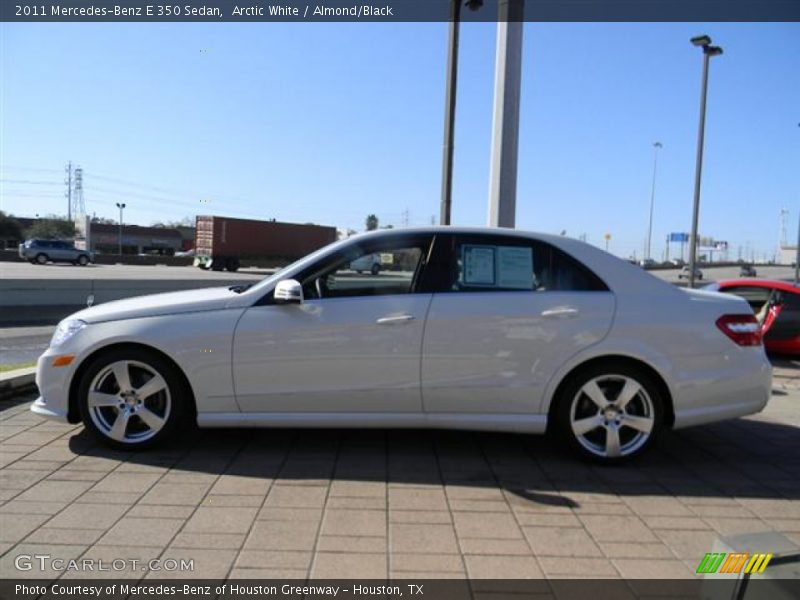 Arctic White / Almond/Black 2011 Mercedes-Benz E 350 Sedan