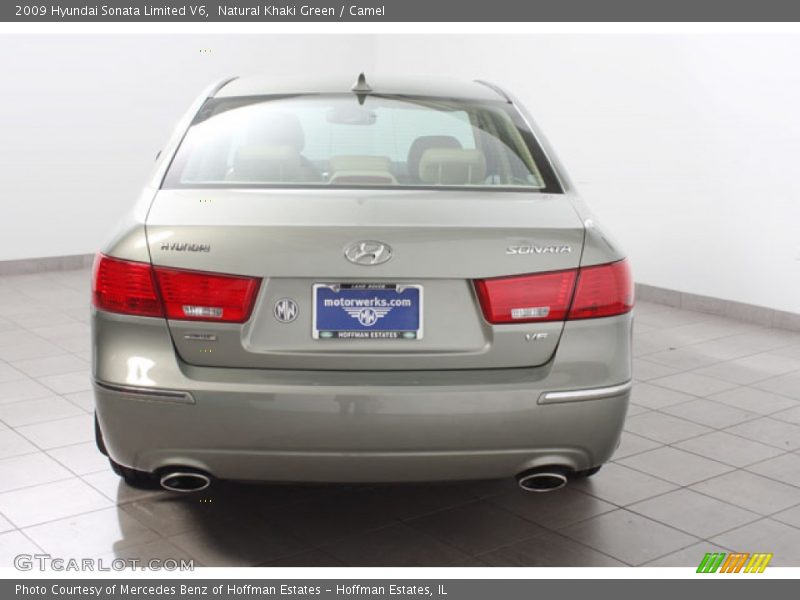 Natural Khaki Green / Camel 2009 Hyundai Sonata Limited V6