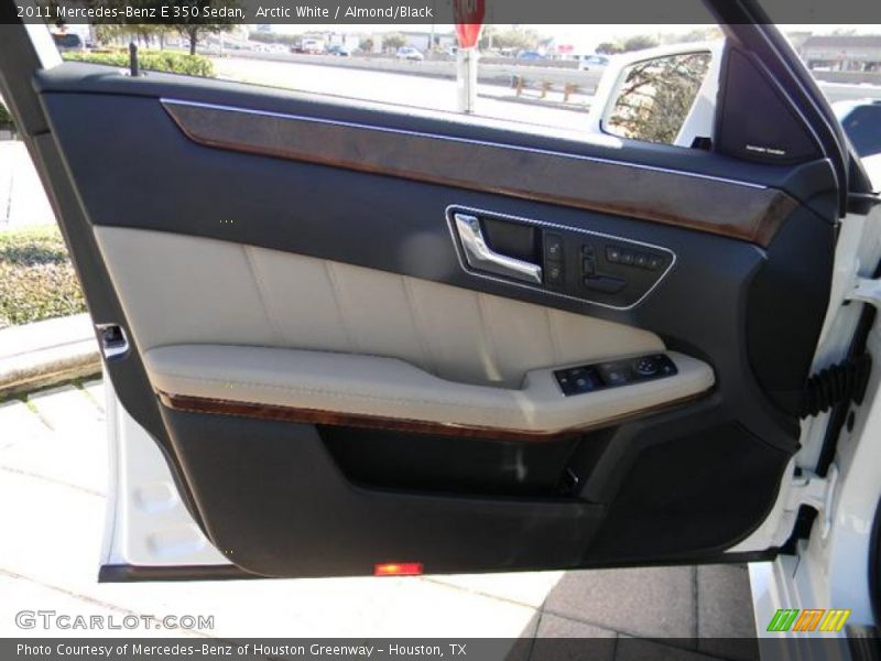 Arctic White / Almond/Black 2011 Mercedes-Benz E 350 Sedan